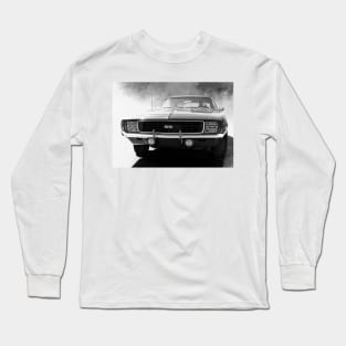 1969 Camaro Super Sport B/W Long Sleeve T-Shirt